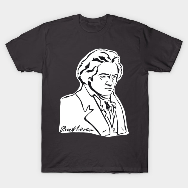 Beethoven2 T-Shirt by estanisaboal